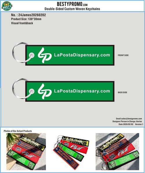 CUSTOM Woven Flight Key Tag-24James20260202