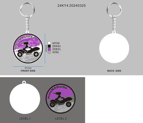 CUSTOM RUBBER KEYCHAINS - 24KY4 20240325