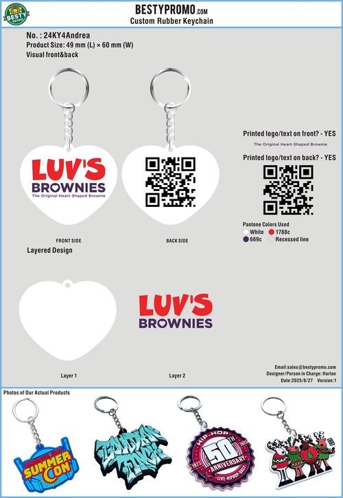 CUSTOM RUBBER KEYCHAINS - 24KY4Andrea20250827