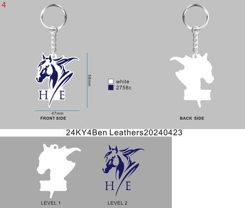 CUSTOM RUBBER KEYCHAINS - 24KY4Ben Leathers20240423