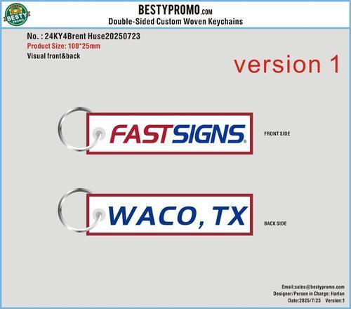 CUSTOM Double-Sided Custom Woven Keychains24KY4Brent Huse20250723
