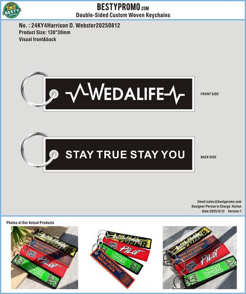 CUSTOM Double Sided Woven Keychains-24KY4Harrison D. Webster20250826