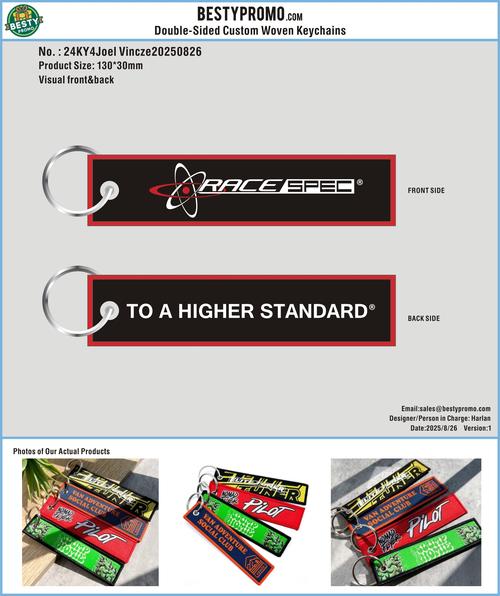 Double-Sided Custom Woven Keychains-24KY4Joel Vincze20250826