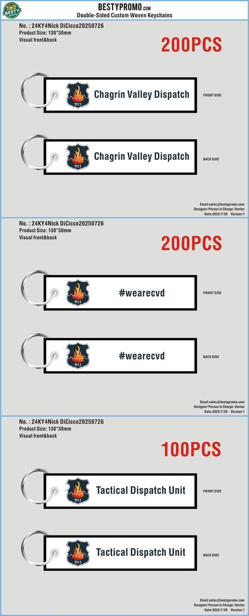 Double-Sided Custom Woven Keychains-24KY4Nick DiCicco20250726