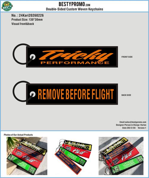 CUSTOM Double-Sided Custom Woven Keychains-24Kari20260226
