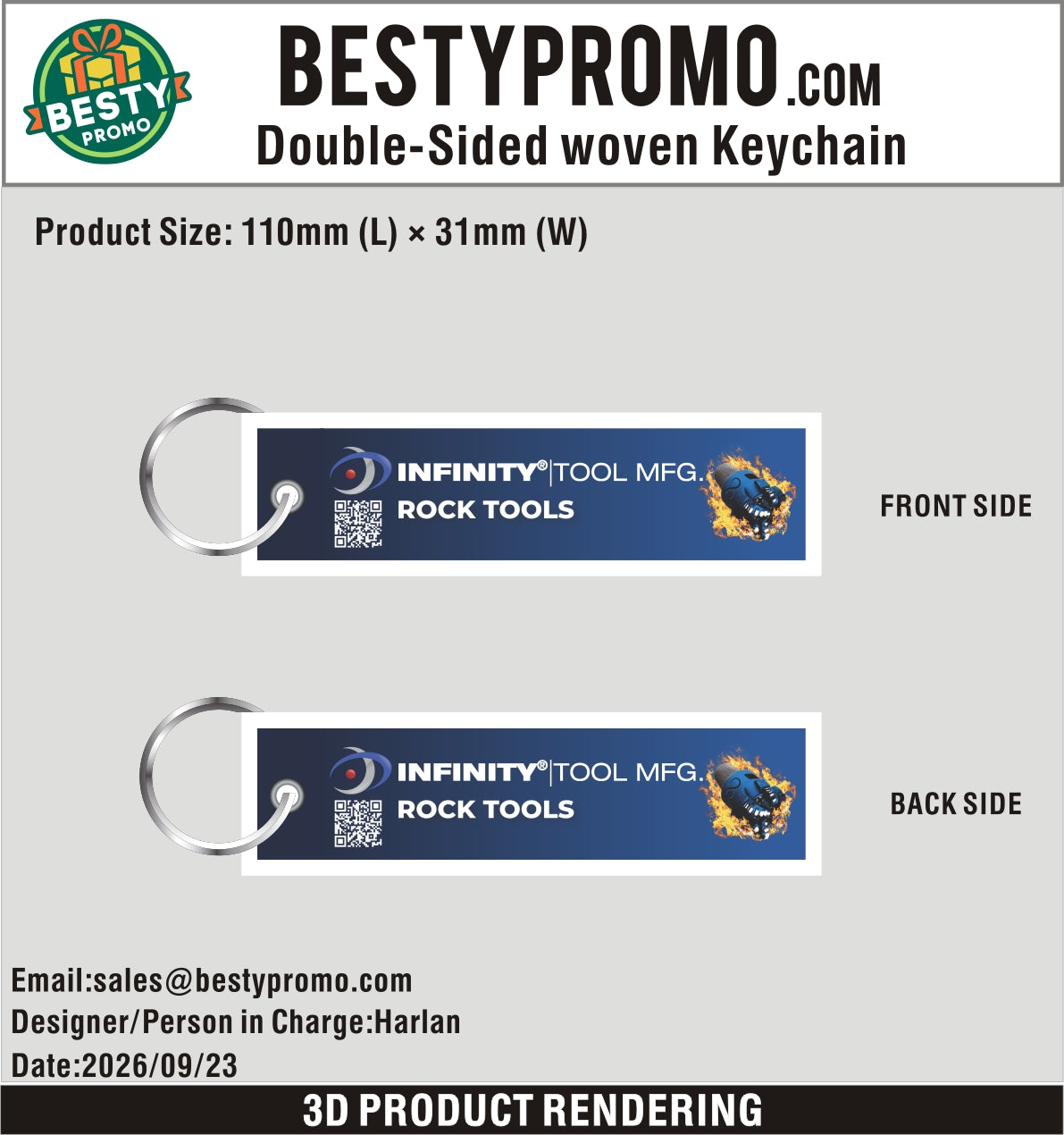 Custom Double-Sided Woven Flight Key Tags-20260922-24