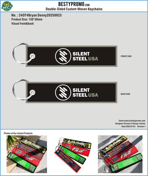 Double-Sided Custom Woven Keychains-24OT4Bryan Denny20250923