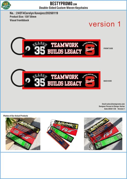 CUSTOM Woven Flight Key Tag-24OT4Carolyn Kavajecz20260119