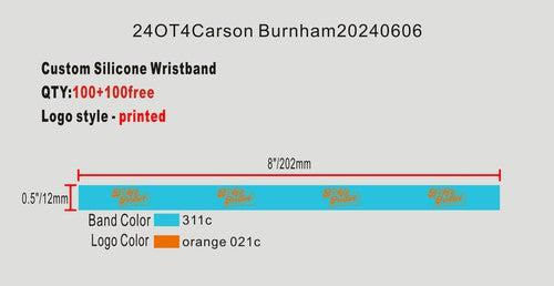 CUSTOM Silicone Wristband - 24OT4Carson Burnham20240606