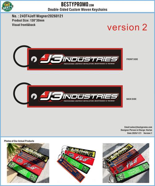 CUSTOM Woven Flight Key Tag-24OT4Jeff Wagner20260121