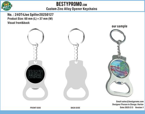CUSTOM Zinc Bottle Opener - 24OT4Joe Spiller20250127