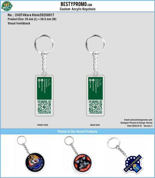 Custom Die-Cut Acrylic Keychain-24OT4Kara Klein20250917