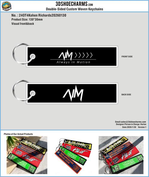 CUSTOM Woven Flight Key Tag-24OT4Kohen Richards20260130
