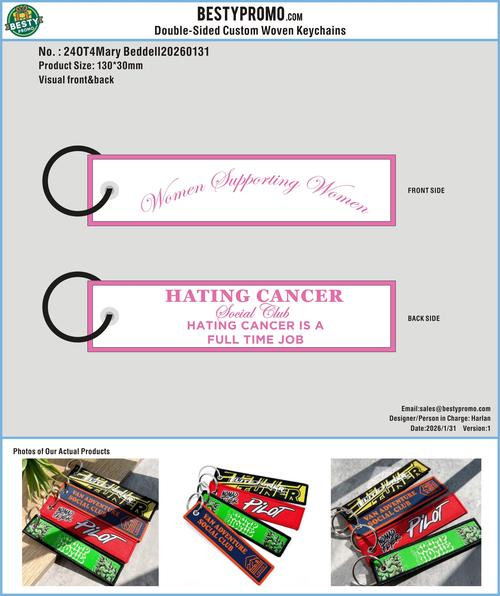 CUSTOM  Woven Flight Key Tag-24OT4Mary Beddell20260131