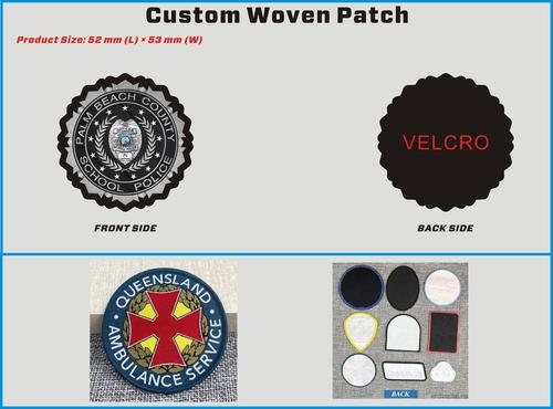 Custom Woven Patch-24OT4Officer JAMES MOKWA20250506