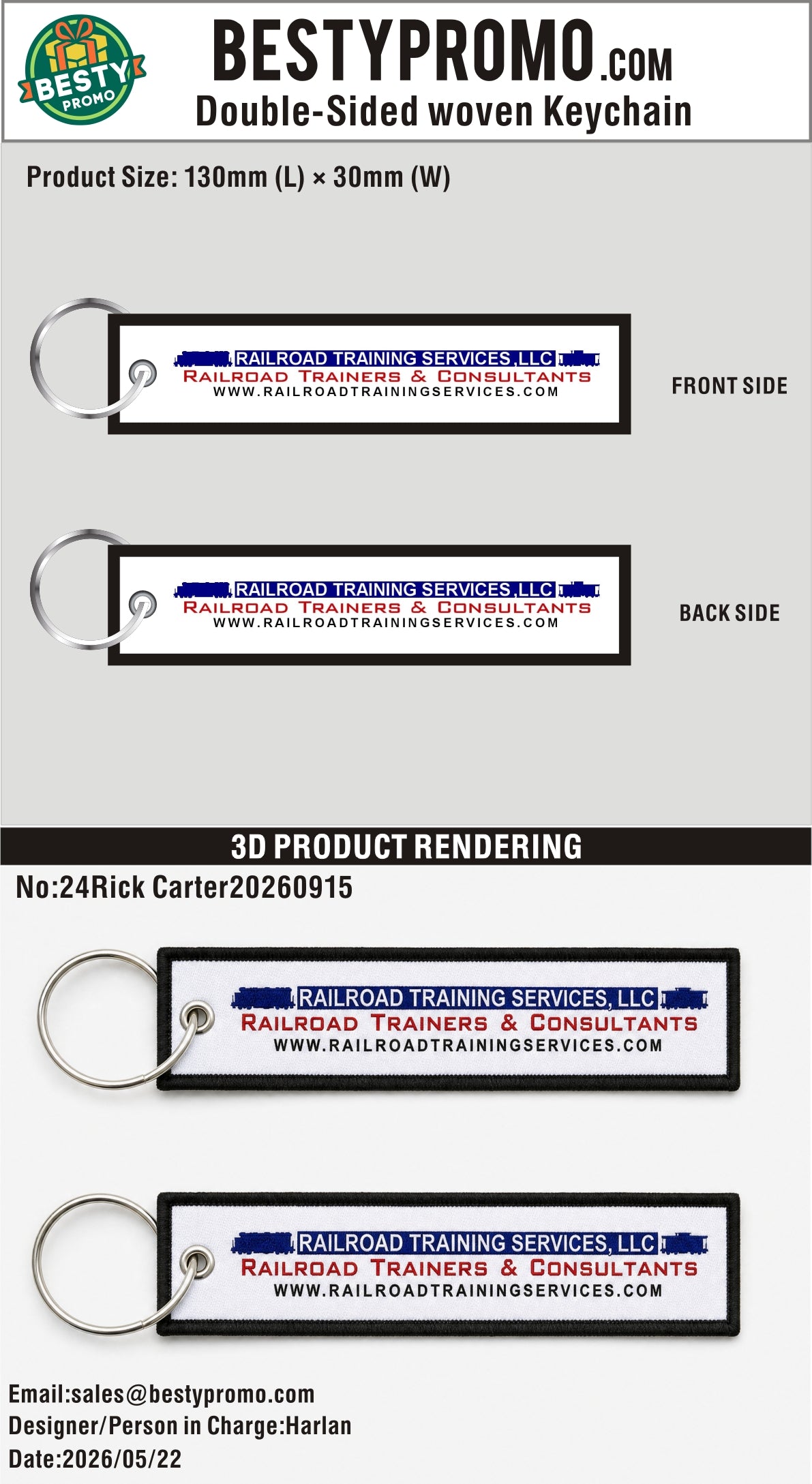 Custom Double-Sided Woven Flight Key Tag-20260915-24