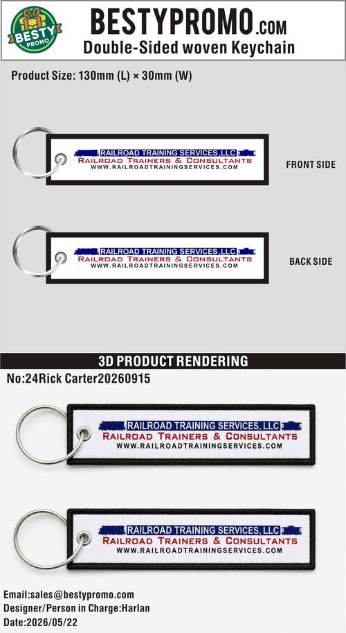 Custom Double-Sided Woven Flight Key Tag-20260915-24