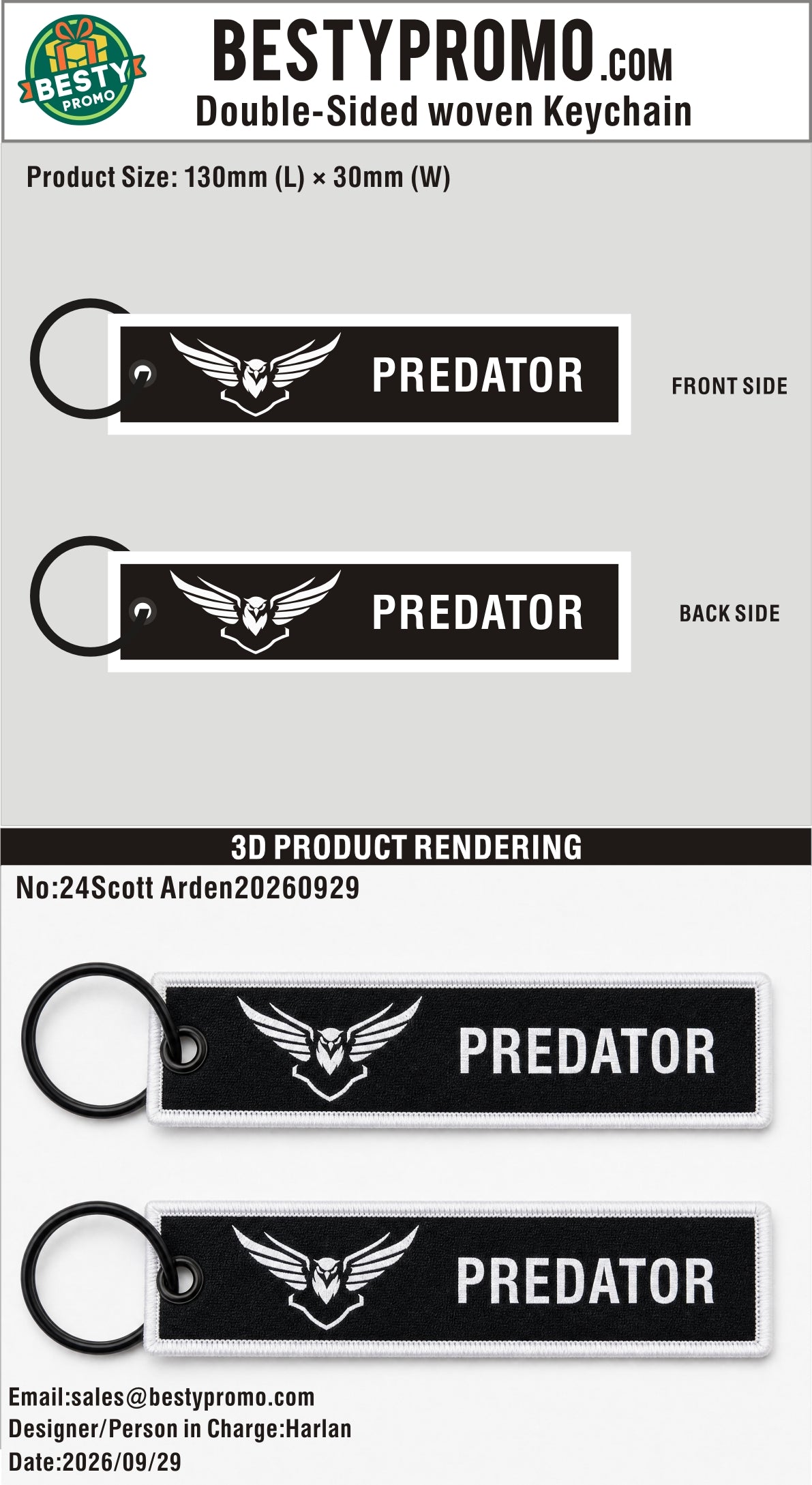 Custom Double-Sided Woven Flight Key Tags-20260929-24