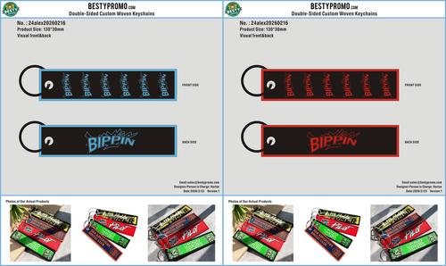 CUSTOM  Double-Sided Custom Woven Keychain-24alex20260216