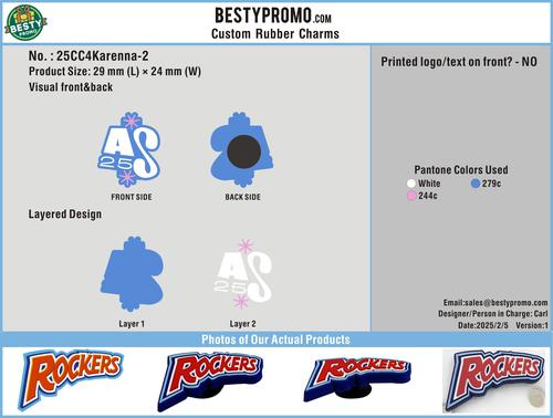 CUSTOM CLOG CHARMS - 25CC4Karenna-2