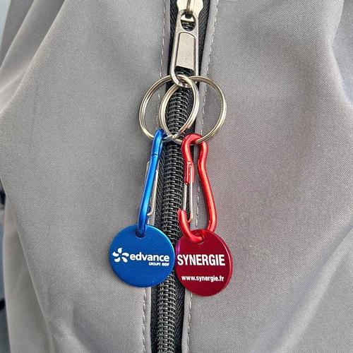 Custom Aluminum Round Token Keychain