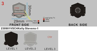 CUSTOM VERSATILE SHOE CHARMS - 10230901VSC4Kelly Stevens