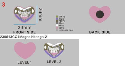 PERSONALIZED LOGO CLOG CHARMS - 230513CC4Magne Nkonga