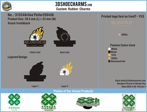 CUSTOM SHOE CHARMS-31CC4Arline Peifer250430