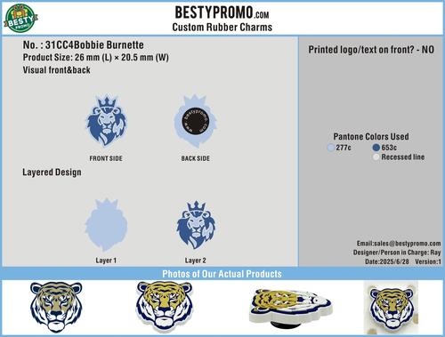 CUSTOM SHOE CHARMS-make up the price difference