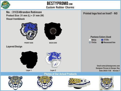 CUSTOM SHOE CHARMS-31CC4Brandon Robinson250730