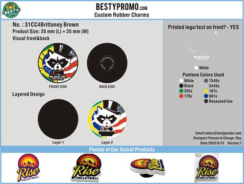 CUSTOM SHOE CHARMS-31CC4Brittaney Brown250815