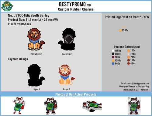 CUSTOM SHOE CHARMS-31CC4Elizabeth Barley250923