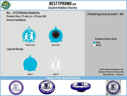 CUSTOM SHOE CHARMS-31CC4Emily Kimberly250604