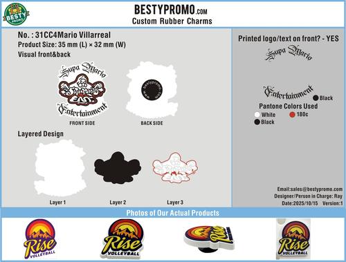 CUSTOM SHOE CHARMS-31CC4Mario Villarreal251015