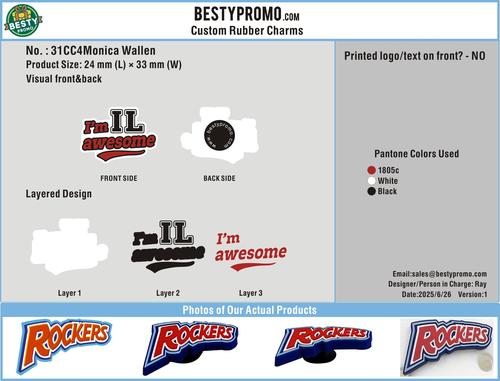 Custom Shoe Charms-31CC4Monica Wallen250617