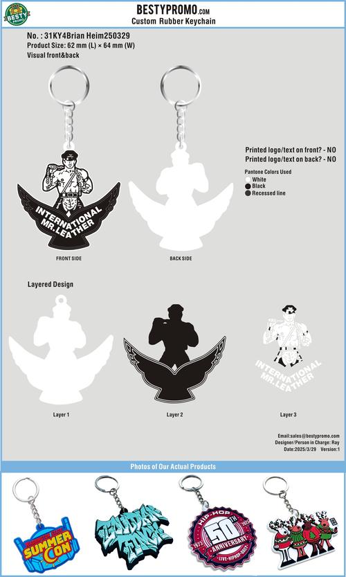 CUSTOM RUBBER KEYCHAINS-31KY4Brian Heim250401
