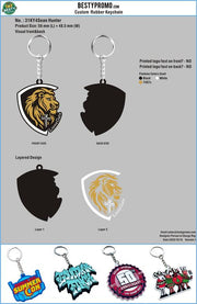 Custom 3D Die Cut Rubber Keychains-31KY4Sean Hunter251015