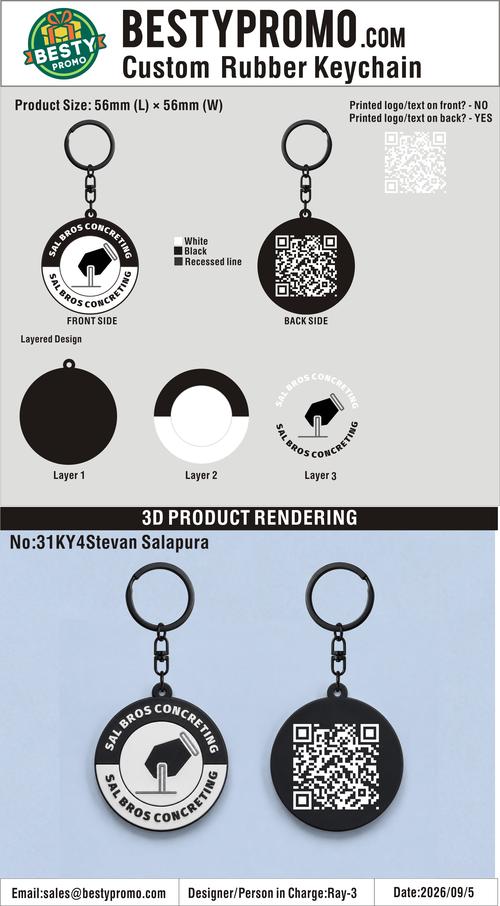 Custom 3D Die Cut Rubber Keychains-20260909-31