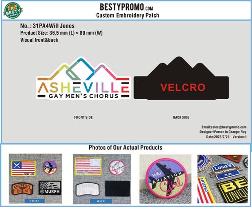 Custom Embroidery Patch-31EPA4Will Jones250725