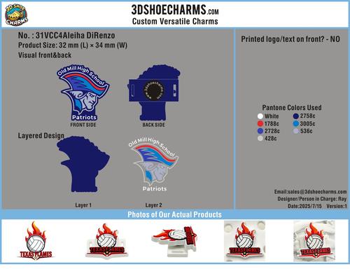 Custom versatile Shoe Charms-31VCC4Aleiha DiRenzo250715