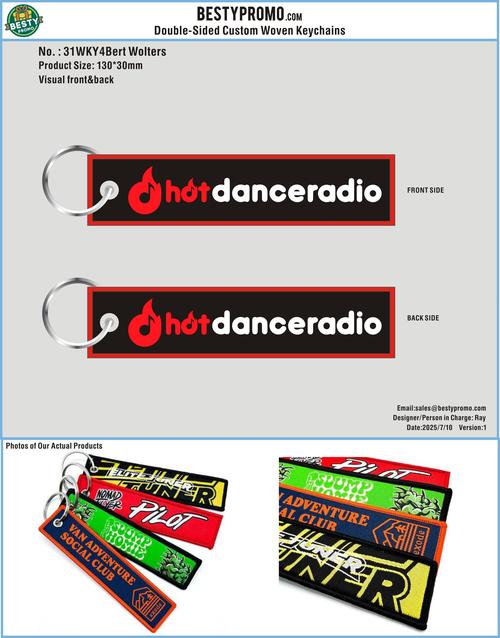 Double-Sided Custom Woven Keychains-31WKY4Bert Wolters250710