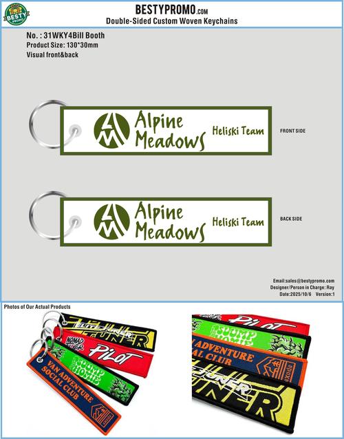 Double-Sided Custom Woven Keychains-31WKY4Bill Booth251006
