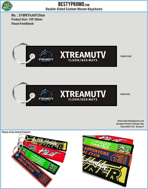 Double-Sided Custom Woven Keychains-31WKY4Jeff Clear250725