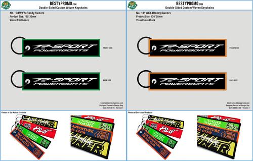 Custom Double-Sided Woven Flight Key Tag -31WKY4Randy Sweers260225