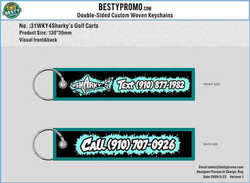 Custom Double-Sided Woven Flight Key Tag-20260602-31