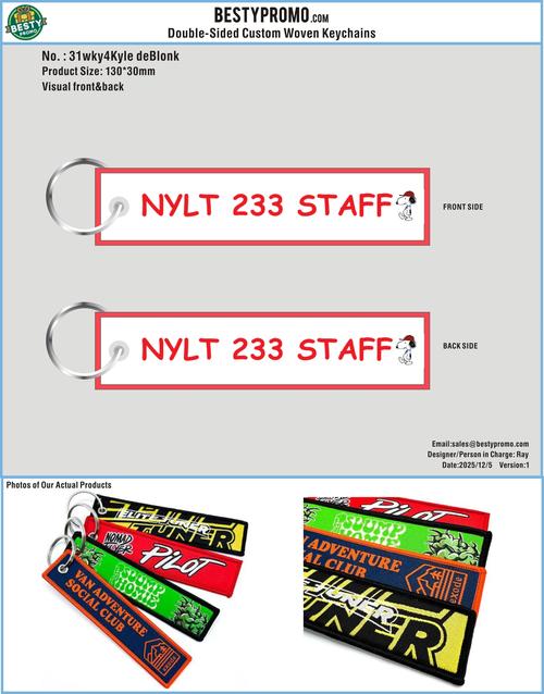Double-Sided Woven Keychain Tags-31wky4Kyle deBlonk251205