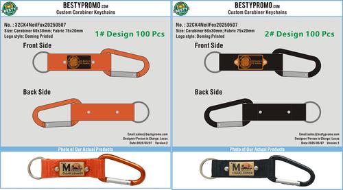 Carabiner Keychain 32CK4NeilFox 20250507