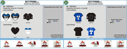 Custom versatile Shoe Charms - 33CC4Arvi251022