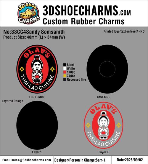 Custom Rubber Clog Charms - 20260903 - 33
