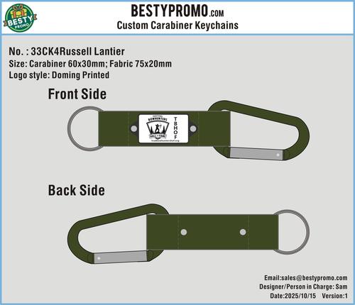 Custom Carabiner Keychains - 33CK4Russell Lantier251015